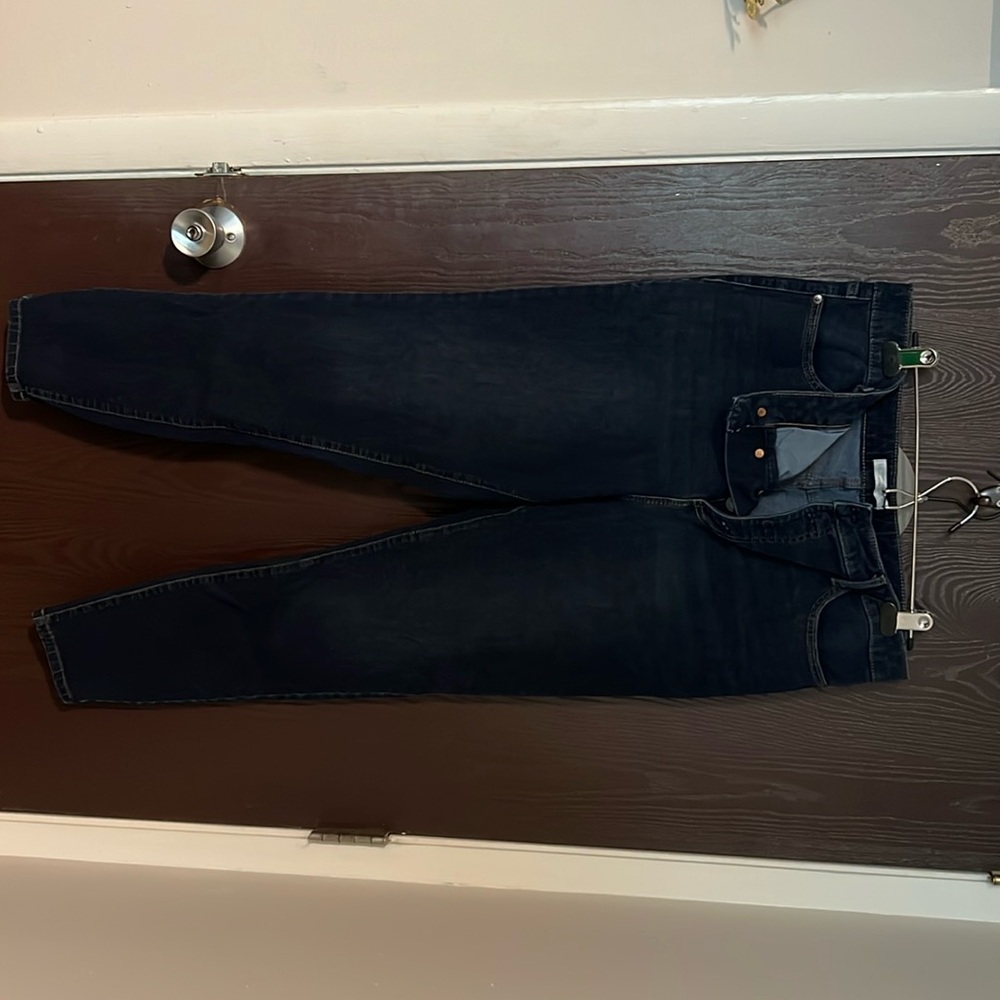 Dark Blue Wash Jeggings